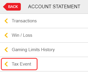 Account Statement > Tax Event